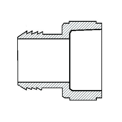 Barb Adapter - Slip x Barb