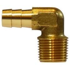 Brass Elbow Fittings - BARB x MNPT